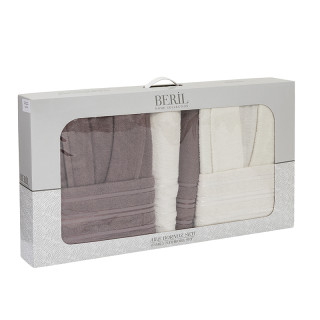 Комплект халати с кърпи в кутия Империо 