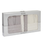 Комплект халати с кърпи в кутия Класико 