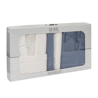 Комплект халати с кърпи в кутия Роял 