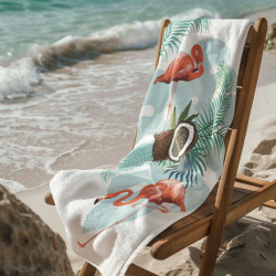 Плажна кърпа Flamingo With Coconut