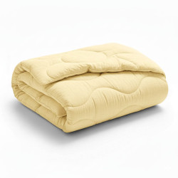 Жълта олекотена завивка Памук - Зима