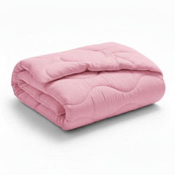 Розова олекотена завивка Памук - Зима