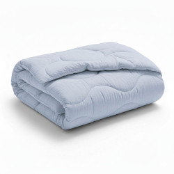 Синя олекотена завивка Памук - Зима