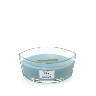 Стилна ароматна свещ Wood Wick Еllipse Blue Java Banana