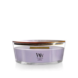 Стилна ароматна свещ Wood Wick Еllipse Lavender Spa Стилна ароматна свещ Wood Wick Еllipse Lavender Spa