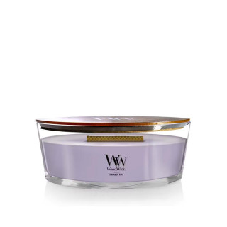Стилна ароматна свещ Wood Wick Еllipse Lavender Spa