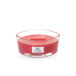 Луксозна ароматна свещ Wood Wick Еllipse Radish & Rhubarb