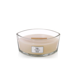 Стилна ароматна свещ Wood Wick Еllipse White Honey