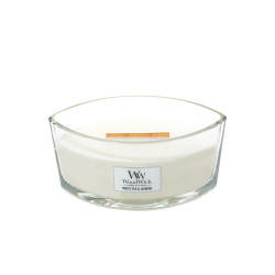 Стилна ароматна свещ Wood Wick Еllipse White Tea and Jasmine