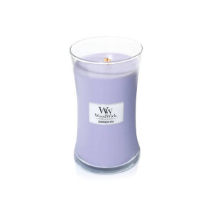 Стилна ароматна свещ Wood Wick Lavender Spa