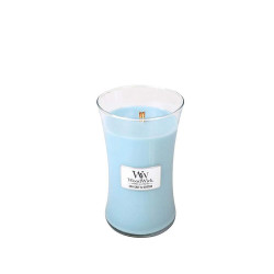 Стилна ароматна свещ Wood Wick Sea Salt Cotton