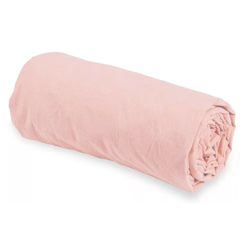 Чаршаф с ластик Пудра - Ранфорс Чаршаф с ластик Пудра - Ранфорс