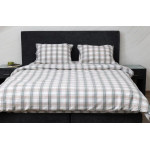 Луксозно спално бельо от фланел - Бежово