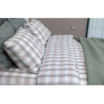 Луксозно спално бельо от фланел - Бежово