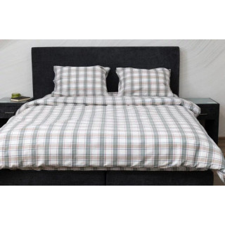 Луксозно спално бельо от фланел - Бежово