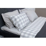 Луксозно спално бельо от фланел - Сиво Луксозно спално бельо от фланел - Сиво