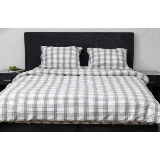 Луксозно спално бельо от фланел - Зелено