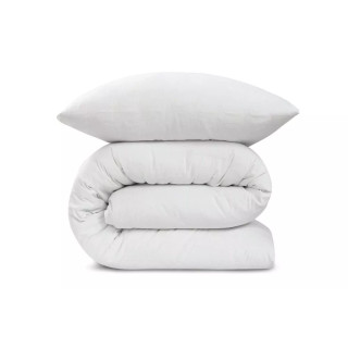 Спален комплект крепон 2 части Gofre - бяло