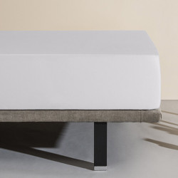 Непромокаем Светло Сив чаршаф с ластик - Respira