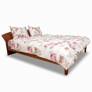 Памучен спален комплект Butterflies and flowers