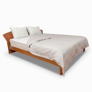 Памучен спален комплект - Звездно Сиво