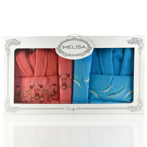 Луксозен комплект за баня Корал и Синьо Луксозен комплект за баня Корал и Синьо