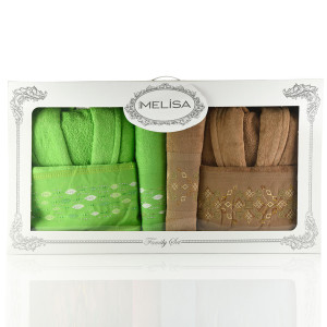 Луксозен комплект за баня Зелено и Капучино Луксозен комплект за баня Зелено и Капучино