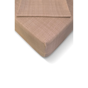 Капучино чаршаф с ластик от Ранфорс Капучино чаршаф с ластик от Ранфорс