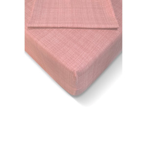 Пепел от рози чаршаф с ластик от Ранфорс Пепел от рози чаршаф с ластик от Ранфорс