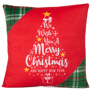 Интериорна възглавница с коледен десен Елха