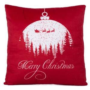 Интериорна възглавница с коледен десен Празнично
