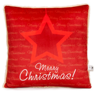 Деко възглавница Коледна звезда