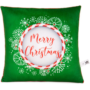 Деко възглавница Весела Коледа