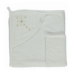 Хавлия за бебе с тривка за кръщене - 100% Памук Хавлия за бебе с тривка за кръщене - 100% Памук