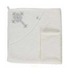 Хавлия за бебе с тривка за кръщене 2 - 100% Памук Хавлия за бебе с тривка за кръщене 2 - 100% Памук