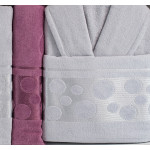 LUX комплект халати и кърпи Ерика - 100% памук