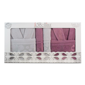 LUX комплект халати и кърпи Ерика - 100% памук LUX комплект халати и кърпи Ерика - 100% памук