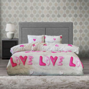 Стилен спален комплект от памук Любов Стилен спален комплект от памук Любов