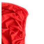 Червен чаршаф с ластик - Памук