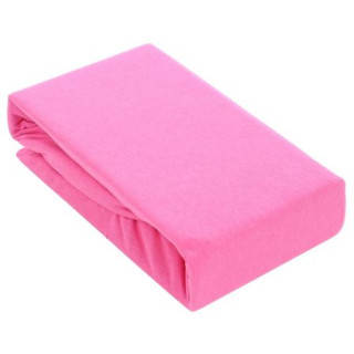 Розов чаршаф с ластик - Памучно трико