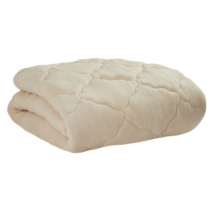 Олекотена завивка бял каракул  