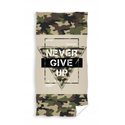 Плажна кърпа Never give up - Памук