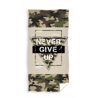 Плажна кърпа Never give up - Памук