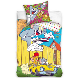 Спален комплект Tom and Jerry - Памучен сатен