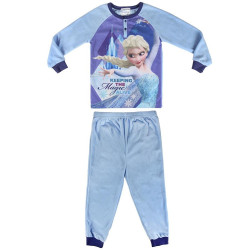 Памучна детска пижама Елза - синя