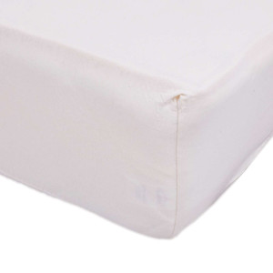 Чаршаф с ластик в екрю 180/200 - памучно трико Чаршаф с ластик в екрю 180/200 - памучно трико