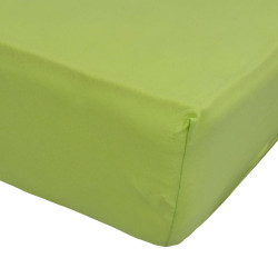 Зелен чаршаф с ластик 90/200/20 - памучно трико