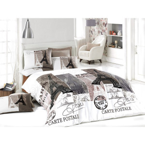 Памучен спален комплект Поздрави от Париж