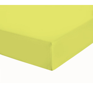Памучен жълт чаршаф с ластик Памучен жълт чаршаф с ластик