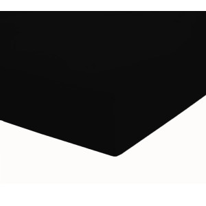 Памучен черен чаршаф с ластик Памучен черен чаршаф с ластик